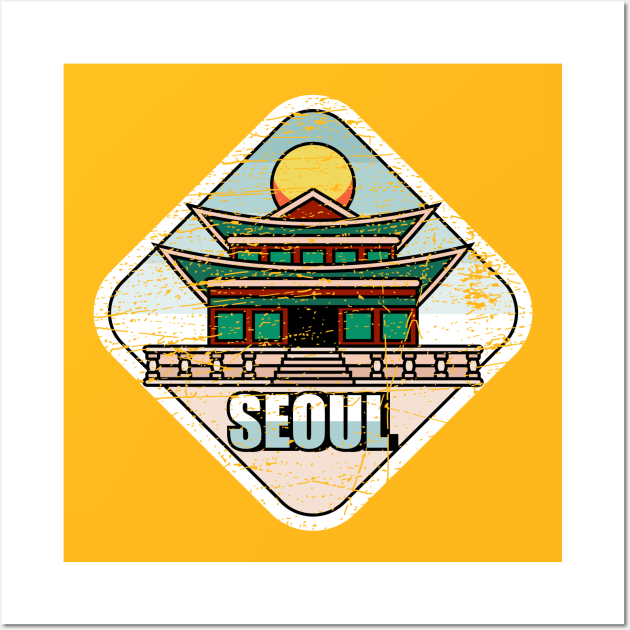 Seoul South Korea Wall Art by Mandra